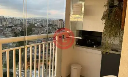 Apartamento à venda com 2 quartos, 1 suíte e 2 vagas de garagem no Campestre em Santo André-SP