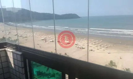 Apartamento de 110m2 com 3 quartos para venda ou locação na Guilhermina, Praia Grande-SP: 2 salas, 2 banheiros, 1 vaga!