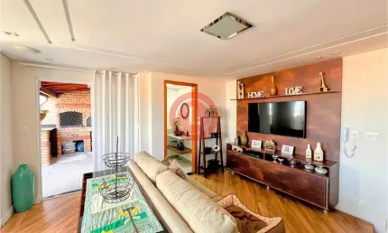 Cobertura de alto padrão, duplex e com 2 quartos (1 suíte) e 127 m², no bairro cerâmica em são caetano do sul-sp