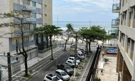 Apartamento com 2 quartos à venda na Brasil, 75, Barra Funda, Guarujá por R$ 1.250.000
