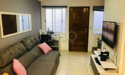 Casa em condomínio fechado com 2 quartos à venda na Rua Irmã Emerenciana, 1202, Vila Nilo, São Paulo por R$ 380.000