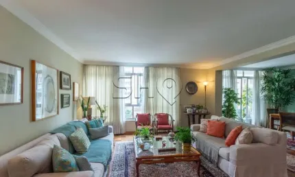 Apartamento com 3 quartos à venda na rua piauí, 1149, higienópolis, são paulo, 202 m2 por r$ 2.440.000