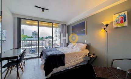 Apartamento com 1 quarto à venda na Avenida dos Imarés, 288, Indianópolis, São Paulo por R$ 450.000