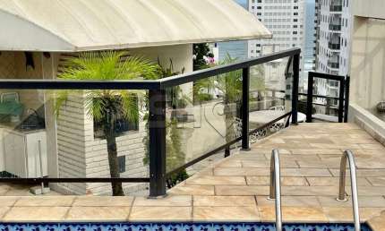 Cobertura com 4 quartos à venda na Rua São Carlos, 201, Barra Funda, Guarujá por R$ 2.800.000