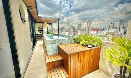Cobertura com 2 quartos à venda na Avenida General Olímpio da Silveira, 196, Santa Cecília, São Paulo por R$ 1.270.000