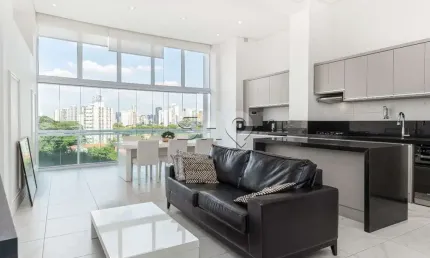 Apartamento com 1 quarto para alugar na Rua Kansas, 1700, Brooklin Paulista, São Paulo por R$ 11.000