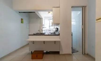 Apartamento com 1 quarto à venda na Rua Cônego Eugênio Leite, 942, Cerqueira César, São Paulo por R$ 350.000