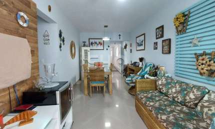 Apartamento com 2 quartos à venda na Rua Mário Ribeiro, 1460, Pitangueiras, Guarujá por R$ 800.000