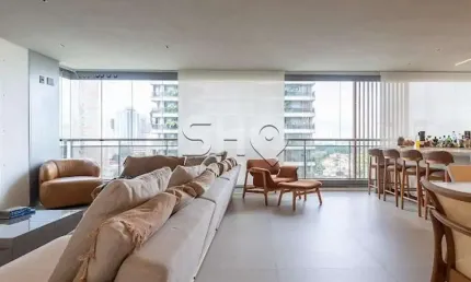 Apartamento com 3 quartos à venda na avenida roque petroni júnior, 630, jardim das acacias, são paulo, 167 m2 por r$ 3.850.000