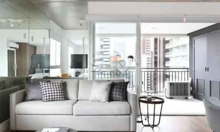 Apartamento com 1 quarto para alugar na Rua Jean Peltier, 311, Cidade Monções, São Paulo por R$ 4.800