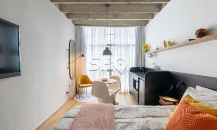 Apartamento com 1 quarto à venda na avenida ipiranga, 200, república, são paulo, 34 m2 por r$ 499.000