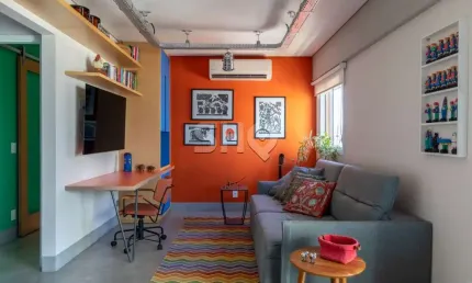 Apartamento com 1 quarto à venda na rua eugênio de medeiros, 292, pinheiros, são paulo por r$ 1.190.000