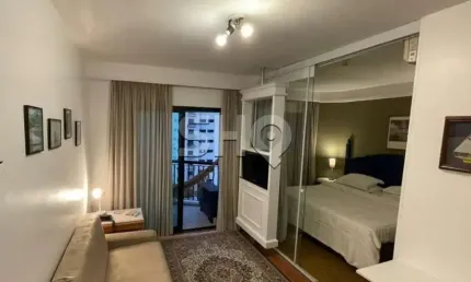 Apartamento com 1 quarto à venda na Avenida Jandira, 501, Indianópolis, São Paulo por R$ 420.000