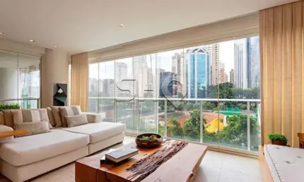 Apartamento com 1 quarto à venda na rua benedito lapin, 81, itaim bibi, são paulo, 123 m2 por r$ 2.950.000