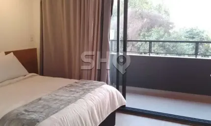 Apartamento com 1 quarto para alugar na rua bartira, 403, perdizes, são paulo, 25 m2 por r$ 2.300