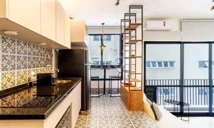 Apartamento com 1 quarto à venda na rua bartira, 190, perdizes, são paulo, 30 m2 por r$ 570.000