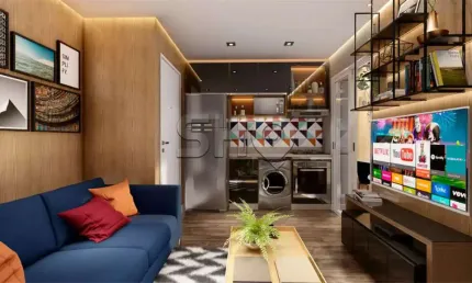 Apartamento com 1 quarto à venda na Rua Fernão Vaz da Costa, 324, Vila Nova das Belezas, São Paulo por R$ 427.350