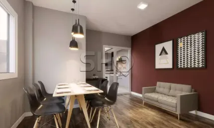 Apartamento com 1 quarto à venda na rua catipara, 285, brooklin paulista, são paulo, 24 m2 por r$ 349.000