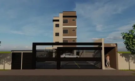 Apartamento para Venda em São José dos Pinhais, Parque da Fonte, 2 dormitórios, 1 banheiro, 1 vaga