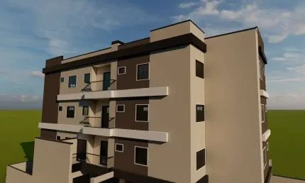 Apartamento para Venda em São José dos Pinhais, Parque da Fonte, 2 dormitórios, 1 suíte, 2 banheiros, 1 vaga
