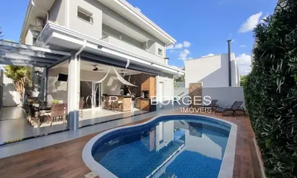 Casa em condomínio fechado com 3 quartos à venda na Avenida Alexandre Cazelatto, 13, Betel, Paulínia, 330 m2 por R$ 1.950.000