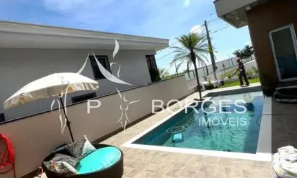 Casa em condomínio fechado com 3 quartos à venda na Estrada Municipal PLN-360, 381, Terras do Cancioneiro, Paulínia, 390 m2 por R$ 2.128.000