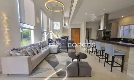 Casa em condomínio fechado com 3 quartos à venda na av. pres. juscelino kubitschek de oliveira, 190, parque brasil 500, paulínia, 292 m2 por r$ 1.640.000