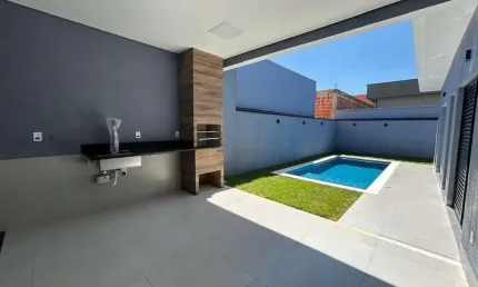 Casa em condomínio fechado com 3 quartos à venda na Avenida José Puccinelli, 1240, Campos do Conde II, Paulínia, 180 m2 por R$ 1.200.000