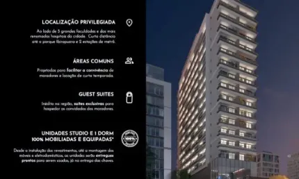 Apartamento com 1 quarto à venda em Moema, São Paulo 
