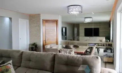 Apartamento 148m² à venda - varanda gourmet - 3 dormitórios - santa paula - são caetano do sul - sp