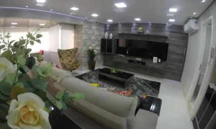 Apartamento 128m² á venda - 3 dormitórios - varanda gourmet -  centro - santo andré - sp