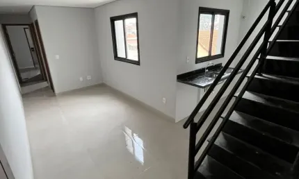 Cobertura 91m² à venda - 2 dormitórios -  santa maria - santo andré - sp