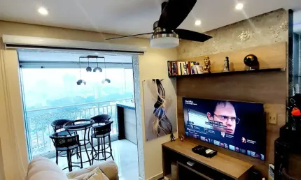 Apartamento 72m² à venda - 2 dormitórios - varanda gourmet - vila valparaíso, santo andré - sp