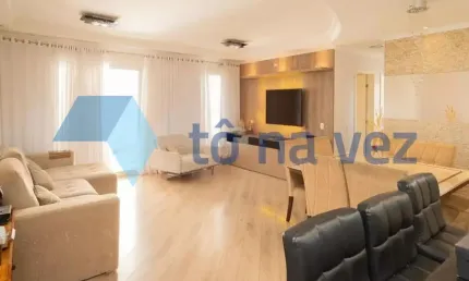 Apartamento 102m² à venda - 3 dormitórios e varanda gourmet - baeta neves - são bernardo do campo