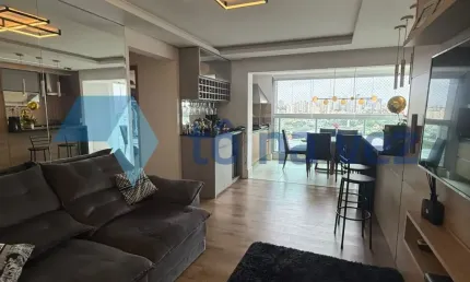 Apartamento 78m² à venda com 2 dormitórios na vila scarpelli - santo andré - sp
