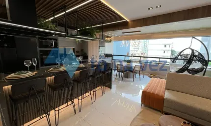 Apartamento 112m² à venda com varanda gourmet, 3 dormitórios no jardim - santo andré - sp