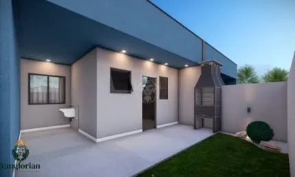 Casa Nova, 2 Quartos, 2 Salas, Garagem, Financia - Veneza, Fazenda Rio Grande