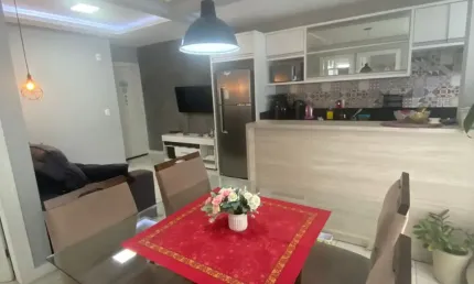 Apartamento disponível para assumir financiamento no res. villa verona, aririú da formiga - palhoça!