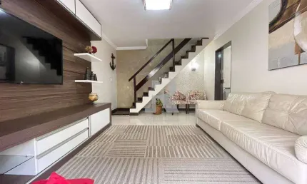 Casa Tríplex  com 2 dormitórios à venda, 89 m² por R$ 550.000 - Jardim Flamboyant - Cabo Frio/RJ
