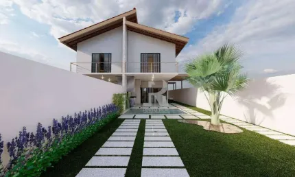 Casa com 4 dormitórios à venda, 154 m² por R$ 930.000,00 - Foguete - Cabo Frio/RJ