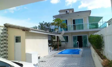 Casa com 3 dormitórios à venda, 267 m² por R$ 1.500.000,00 - Portinho - Cabo Frio/RJ