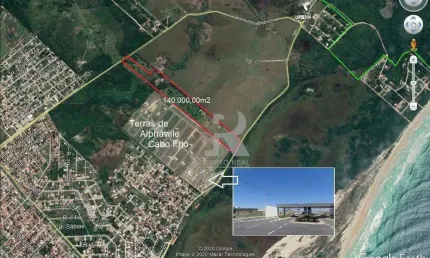 Área à venda, 140000 m² por r$ 11.500.000,00 - jardim peró - cabo frio/rj