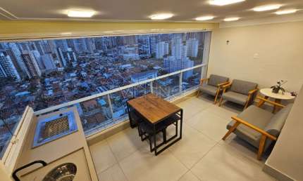 Apartamento à venda no Tatuapé de 72m² 2 Dormitórios 1 Suíte 2 Vagas Mobiliado