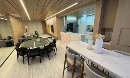 Apartamento 100% mobiliado com vista da serra do mar no bairro santo antônio em joinville/sc.
