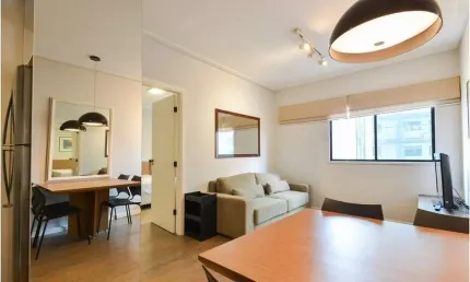 Apartamento à venda no Jardim Paulista, com 1 quarto, 1 vaga, 1 suíte, 2 banheiros, 50m²