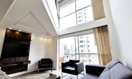 Apartamento Duplex à venda em Itaim Bibi, com 1 quarto, 1 suíte, 2 banheiros, 1 vaga, 57m²