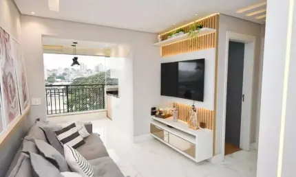 Apartamento à venda em vila guilherme, com 2 quartos, 1 suíte, 2 salas, 2 banheiros, 1 vaga, 64m²