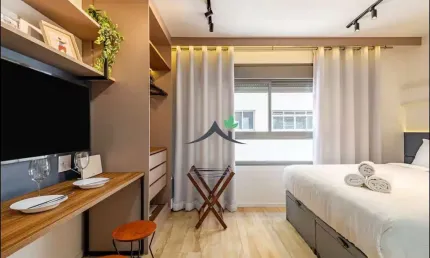 Kitnet / stúdio à venda na rua mário amaral, 311, paraíso, são paulo, 21 m2 por r$ 450.000