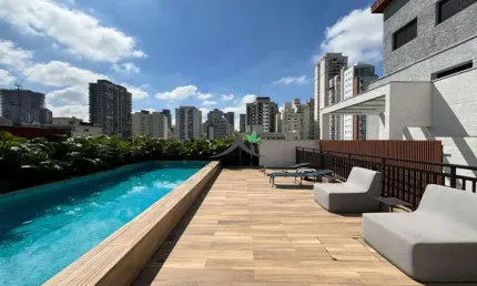 Kitnet / stúdio à venda na rua cardeal arcoverde, 857, pinheiros, são paulo, 25 m2 por r$ 529.000