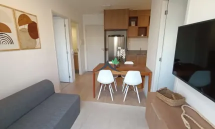 Apartamento com 2 quartos à venda na avenida dos carinás, 64, indianópolis, são paulo, 35 m2 por r$ 598.000